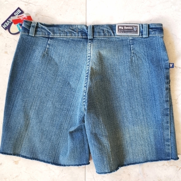 Nwt Big Seven Jean shorts cutoffs stretch - Picture 3 of 6